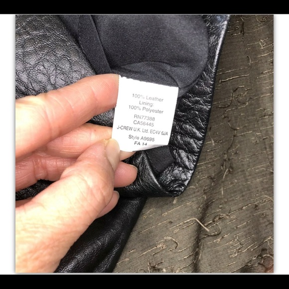 Madewell Black Leather Pebbled Mini Skirt 6 - Picture 8 of 8